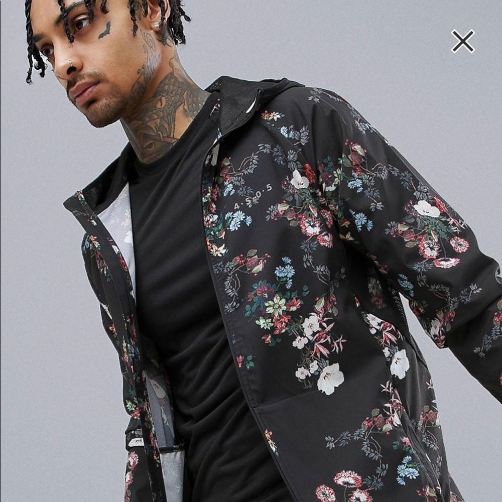ASOS 4505 Running Jacket Floral Print